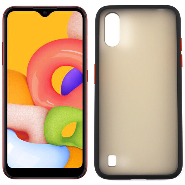 

Чехол матовый Samsung A015 Galaxy A01 Черный (29014)