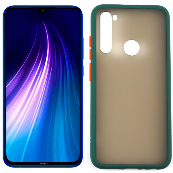 

Чехол матовый для Xiaomi Redmi Note 8 Темно-зеленый (29001)