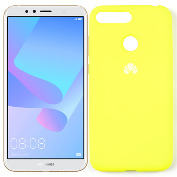 

Чехол Original Soft Case Huawei Y6 2018 Лимонный FULL (30025)