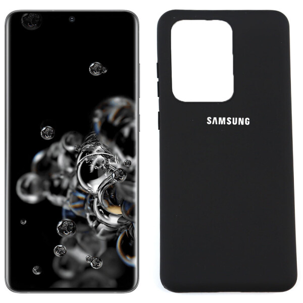 

Чехол силиконовый для Samsung G988 Galaxy S20 Ultra чорний FULL (29037)