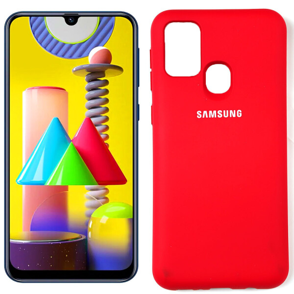 

Чехол Original Soft Case Samsung M315 Galaxy M31 Вишневый FULL (30045)