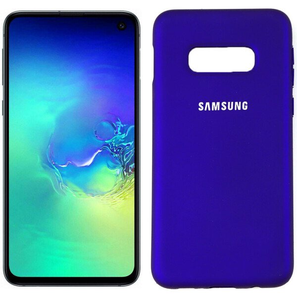 

Чехол силиконовый для Samsung G970 Galaxy S10e Фиолетовый FULL (29041)