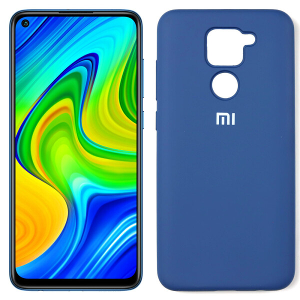 

Чехол Original Soft Case Xiaomi Redmi Note 9/Redmi 10X Синий FULL (30053)