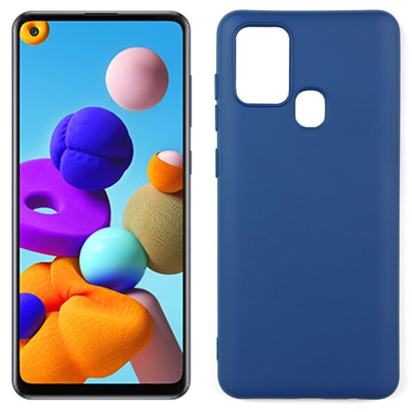 

Чехол Original Soft Case Samsung A217 Galaxy A21s Синий FULL (30030)