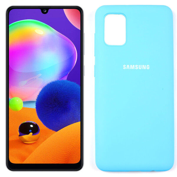

Чехол Original Soft Case Samsung A315 Galaxy A31 Ярко синий FULL (30035)
