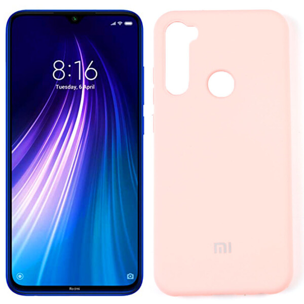 

Чехол силиконовый для Xiaomi Redmi Note 8T Розовый FULL (29047)