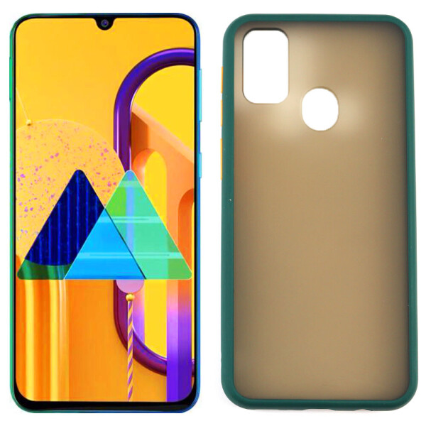 

Чехол матовый для Samsung M307 Galaxy M30s/M215 Galaxy M21 Темно-зеленый (29013)