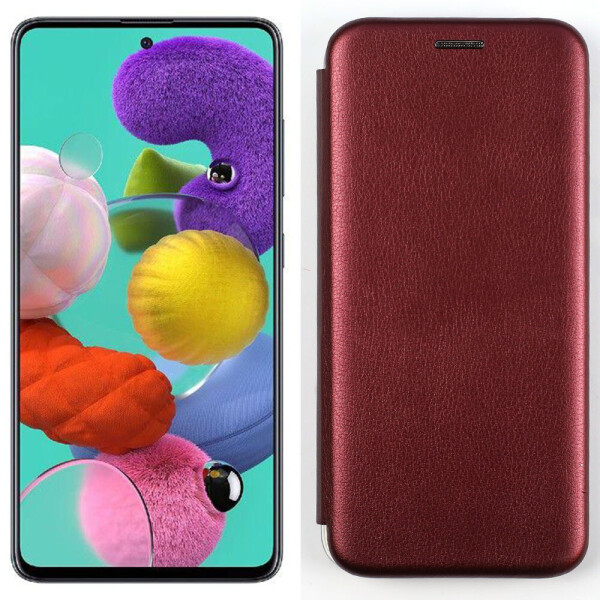 

Чехол Book Cover U-Like Best Samsung A515 Galaxy A51 Marsala (29365)