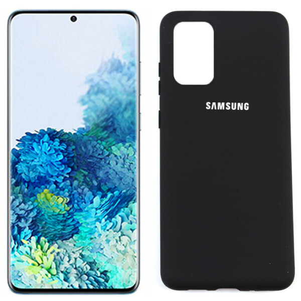 

Чехол силиконовый для Samsung G985 Galaxy S20 Plus Черный FULL (29035)