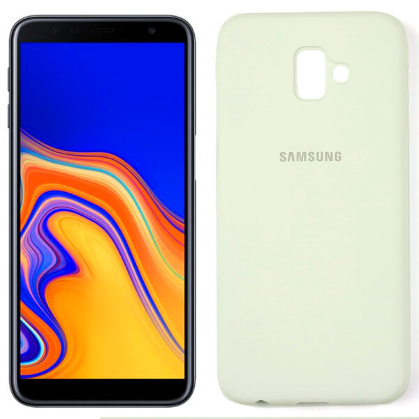 

Чехол Original Soft Case Samsung J6 Plus 2018 (J610) Белый FULL (29989)