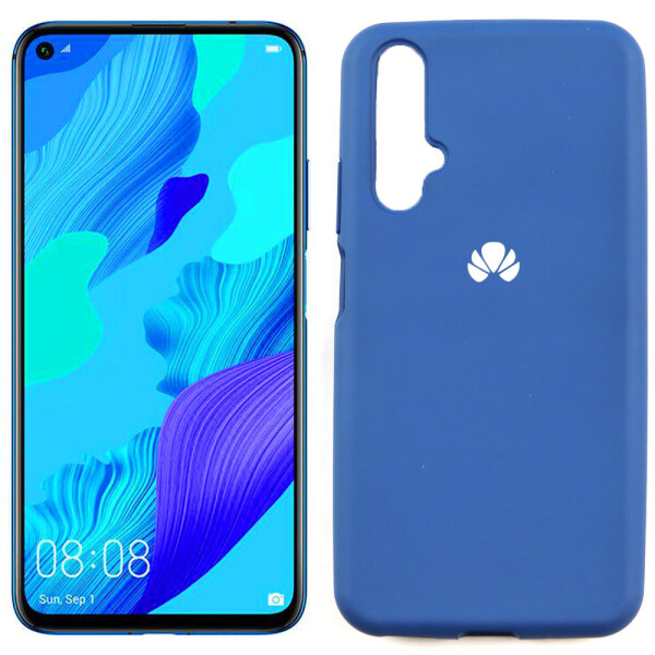 

Чехол силиконовый для Huawei Nova 5T Синий (28750)