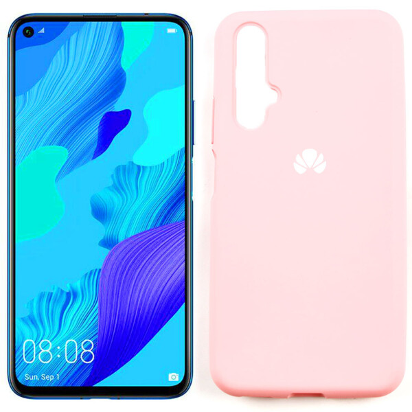 

Чехол силиконовый для Huawei Nova 5T Розовый (28751)