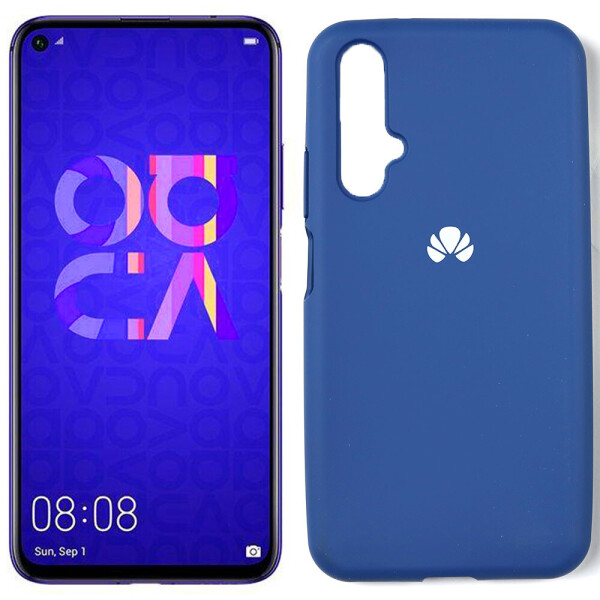

Чехол Original Soft Case Huawei Honor 20/Nova 5T Синий FULL (30012)