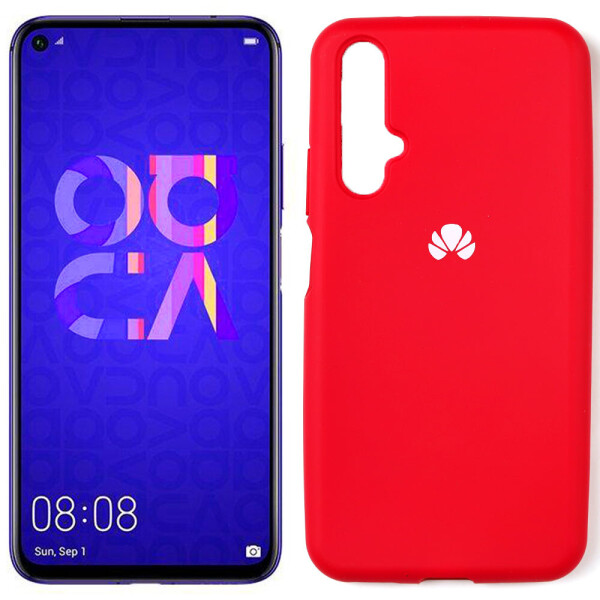 

Чехол Original Soft Case Huawei Honor 20/Nova 5T Ярко вишневый FULL (30013)