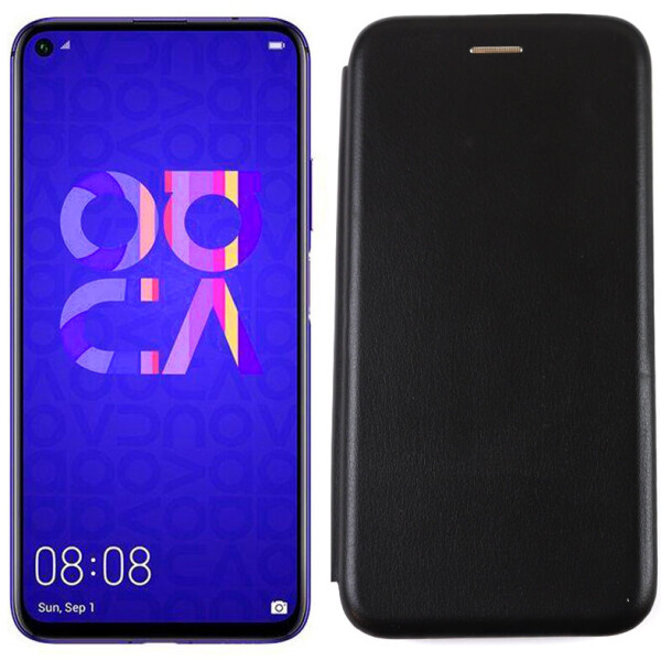 

Чeхол книжка U-Like Best для Huawei Nova 5T Black (28742)
