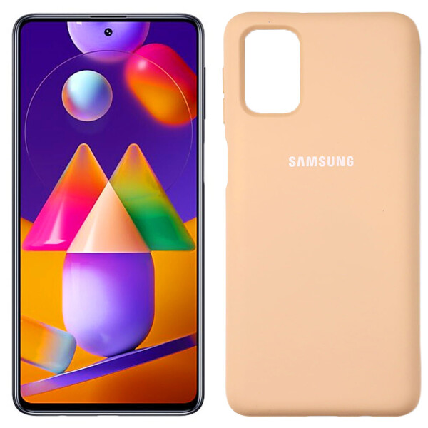 

Чехол Original Soft Case Samsung M317 Galaxy M31s Бежевый FULL (30616)
