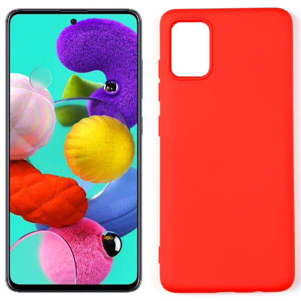

Чехол Original Soft Case Samsung A515 Galaxy A51 Красный FULL (30541)
