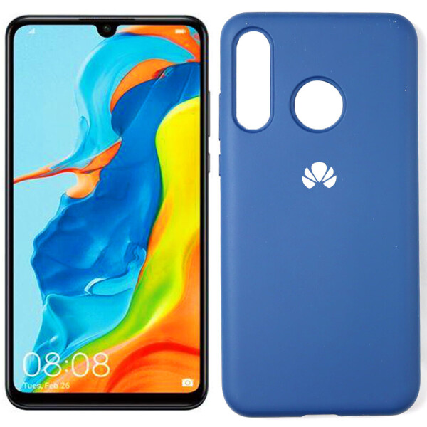 

Чехол Original Soft Case Huawei P30 Lite Темно Синий FULL (30615)