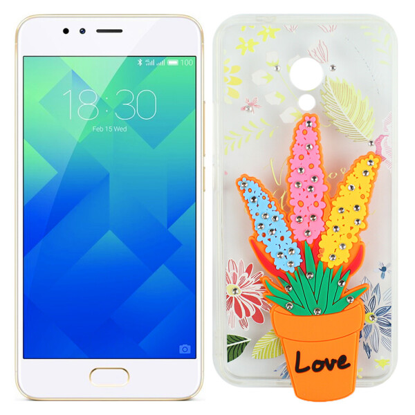 

Чехол Flowers diamonds TPU для Meizu M5S (17152)