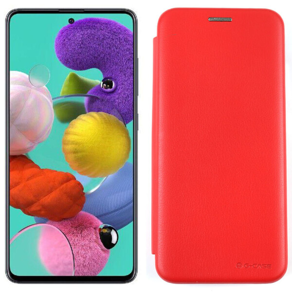 

Чехол книжка U-Like Best для Samsung A515 Galaxy A51 Red (28832)
