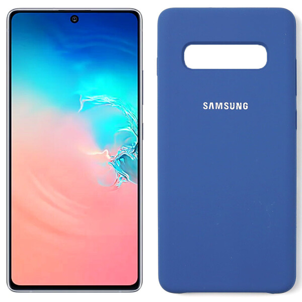 

Чехол Original Soft Case Samsung G975 Galaxy S10 Plus Синий (30238)
