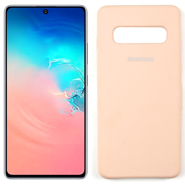 

Чехол Original Soft Case Samsung G975 Galaxy S10 Plus Бежевый (30237)