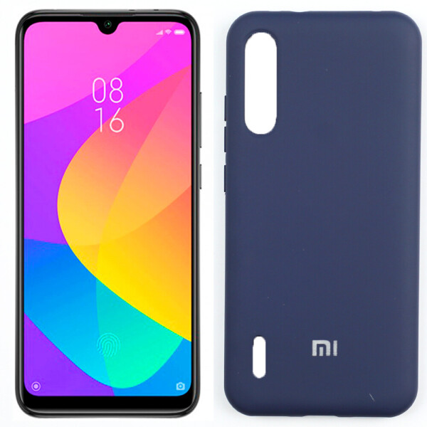 

Чехол силиконовый для Xiaomi Mi9 Lite Синий FULL (27829)