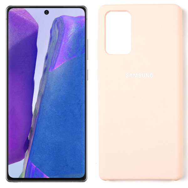 

Чехол Original Soft Case Samsung Note 20 Бежевый (30258)