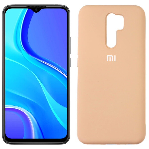 

Чехол Original Soft Case Xiaomi Redmi 9 Бежевый FULL (29433)