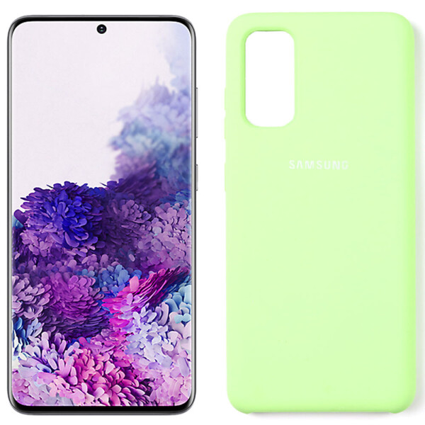 

Чехол Original Soft Case Samsung G980 Galaxy S20 Зеленый (30245)