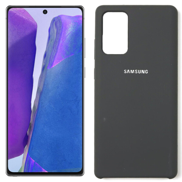 

Чехол Original Soft Case Samsung Note 20 Темно Серый (30257)