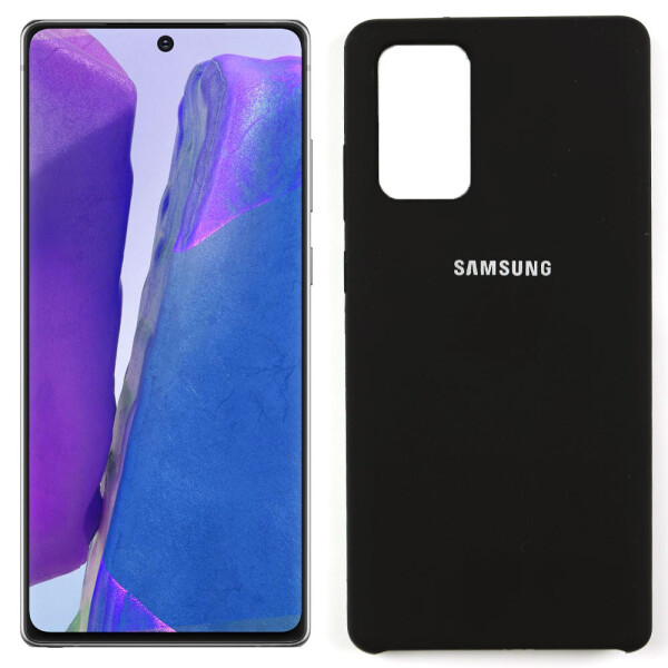 

Чехол Original Soft Case Samsung Note 20 Чёрный (30256)