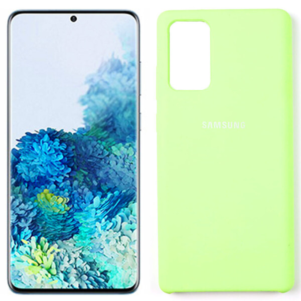 

Чехол Original Soft Case Samsung G985 Galaxy S20 Plus Зеленый (30251)