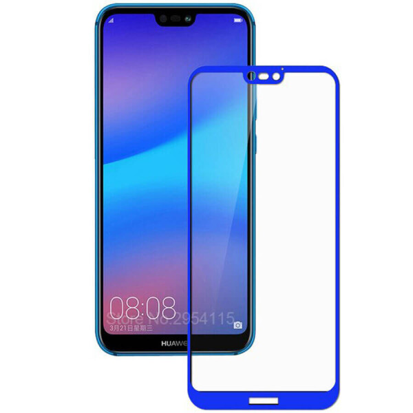 

Защитное стекло 5D Full Cover для Huawei P20 Pro Голубой