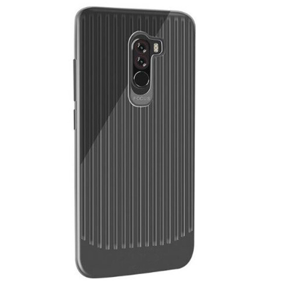 

TPU чехол Grill для Xiaomi Pocophone F1 Черный (прозрачный)