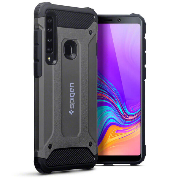 

Бронированный противоударный TPU+PC чехол SPIGEN (HC) для Samsung Galaxy A9 (2018) Серый