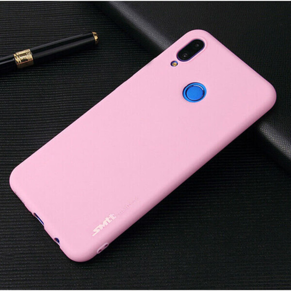 

TPU чехол матовый SMTT для Samsung Galaxy M20 Розовый (Soft touch)