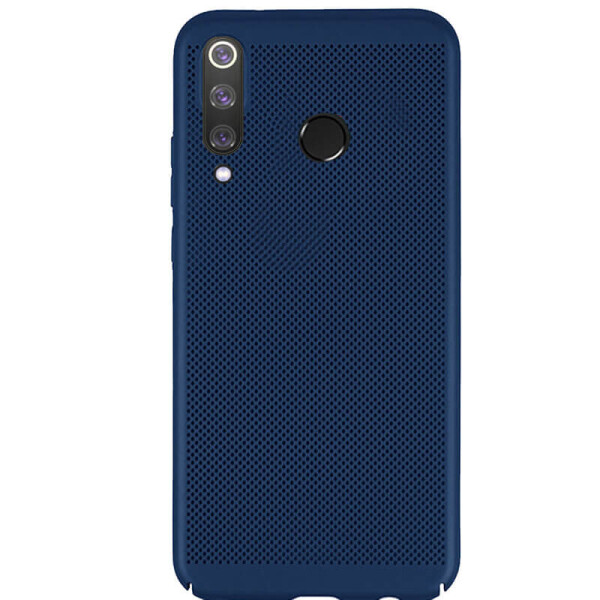 

Ультратонкий дышащий чехол Grid case для Samsung Galaxy M30 Темно-синий