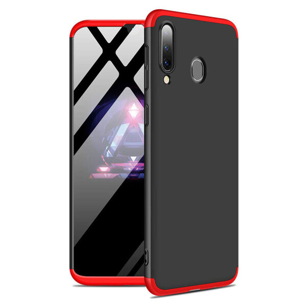 

Пластиковая накладка GKK LikGus 360 градусов для Samsung Galaxy M30 Черный / Красный
