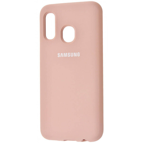 

Чехол Silicone Cover Full Protective (AA) для Samsung Galaxy A20 / A30 Розовый / Pink Sand