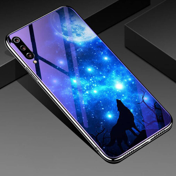 

TPU+Glass чехол Fantasy с глянцевыми торцами для Xiaomi Mi A3 (CC9e) Лунная ночь