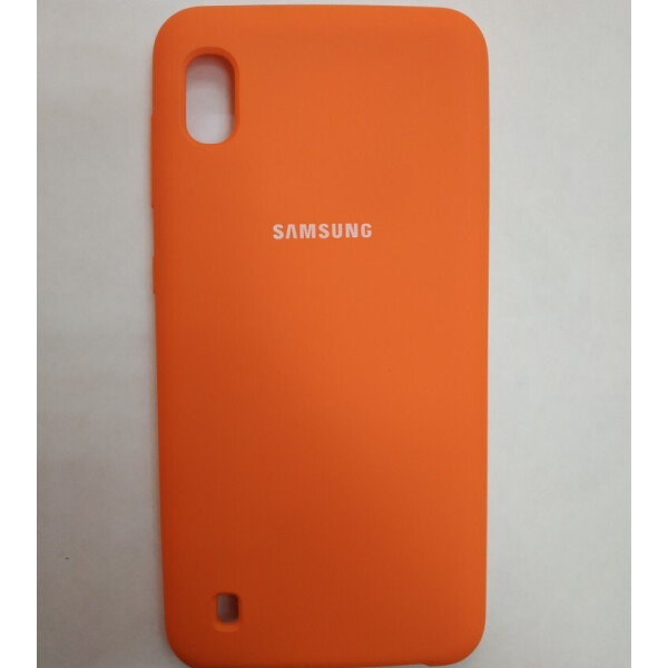 

Чехол Silicone Cover Full Protective (AA) для Samsung Galaxy A10 (A105F) Оранжевый / Orange