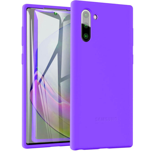 

Чехол Silicone Cover Full Protective (AA) для Samsung Galaxy Note 10 Фиолетовый / Purple