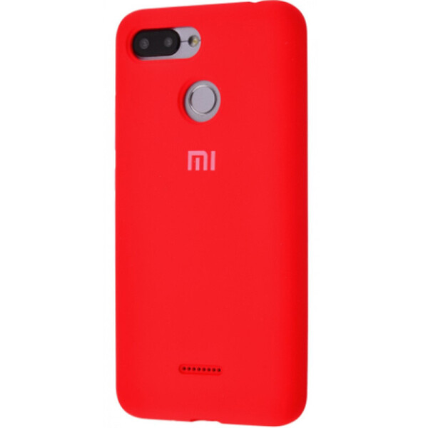 

Чехол Silicone Cover Full Protective (AA) для Xiaomi Redmi 6 Красный / Red