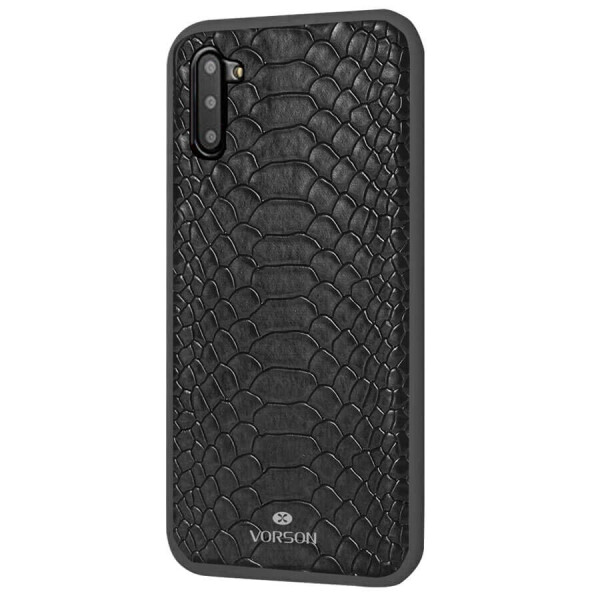 

Кожаная накладка VORSON Snake series для Samsung Galaxy Note 10 Черный