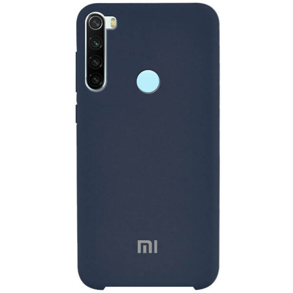 

Чехол Silicone Cover (AA) для Xiaomi Redmi Note 8 Синий / Midnight Blue