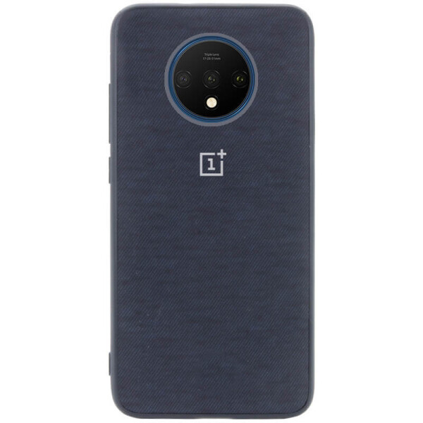 

TPU чехол Fiber Logo для OnePlus 7T Синий