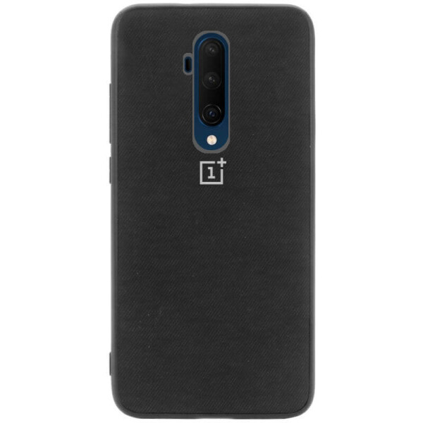 

TPU чехол Fiber Logo для OnePlus 7T Pro Черный