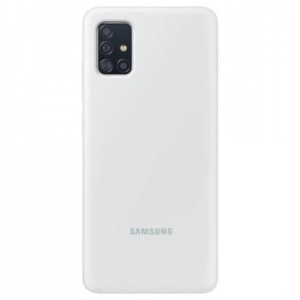 

Чехол Silicone Cover Full Protective (AA) для Samsung Galaxy A51 Белый / White