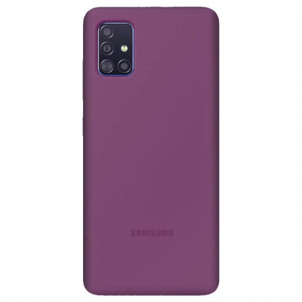

Чехол Silicone Cover Full Protective (AA) для Samsung Galaxy A51 Фиолетовый / Grape